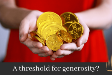 generosity threshold