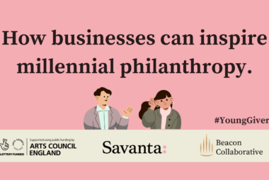 millennial philanthropy one-pager for business