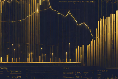 graphs in navy and gold